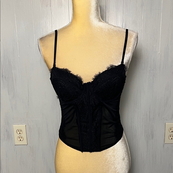 Garage Black Corset Top Size S - Picture 2 of 10